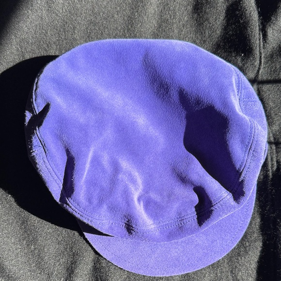Suede Purple Women's Hat - Picture 6 of 12